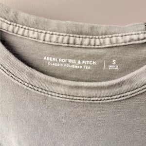 Abercrombie & Fitch Olive Classic Polished Tee Small